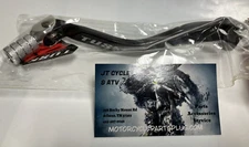 TUSK ALUMINUM GEAR FOOT SHIFTER LEVER Black Silver Fits: 2000-2024 DRZ400S/SM/E