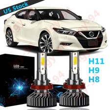 H11 H9 Led Headlight High-lo Beam F2 For Nissan Altima 2007-2015 Maxima 09-2014