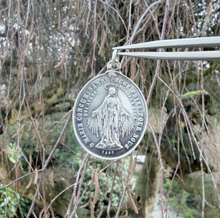 Médaille Miraculeuse de la Vierge Marie 1830 Argent Massif