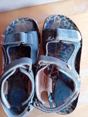 Gioseppo Kinderschuhe Sandalen  Gr.31 Echtleder khaki grün