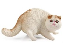 Shorthair Cat Toy Action Figure Small Animal Figurine Doll Gift for Kids
