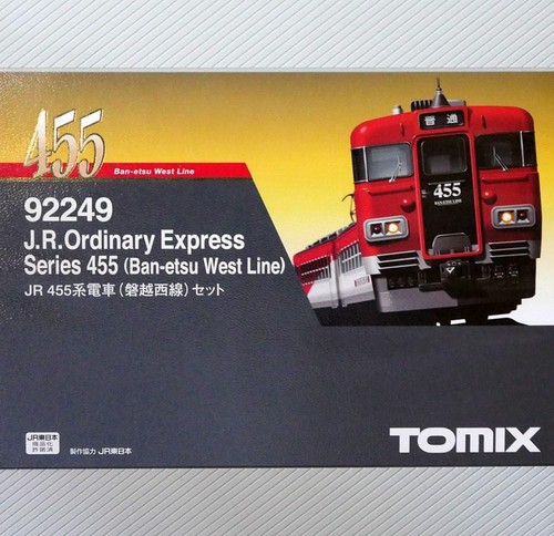 Tren calibre N Tomix, serie 455, Ban'etsu West Line, juego de 3 vagones, 92249 | Zustand: New