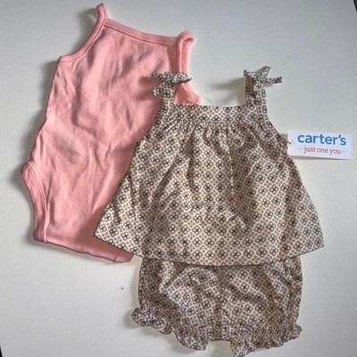 Carter's - Just One You *Set of 3pcs Newborn Infant Girl Outfit Fashion NWT