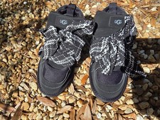 UGG Lowmel Women's Sneakers Size 10 Black Suede