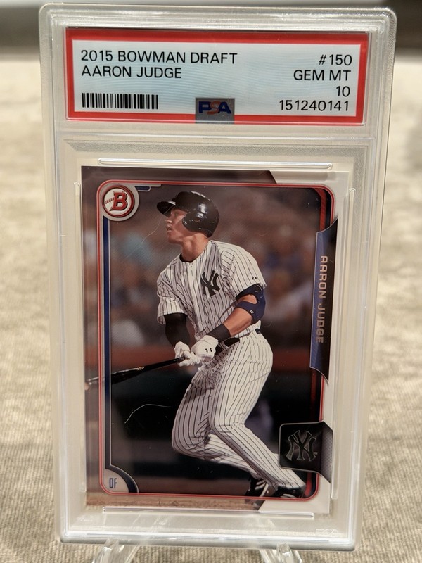 2015 Bowman Draft #150 Aaron Judge New York Yankees RC Rookie PSA 10 GEM MINT