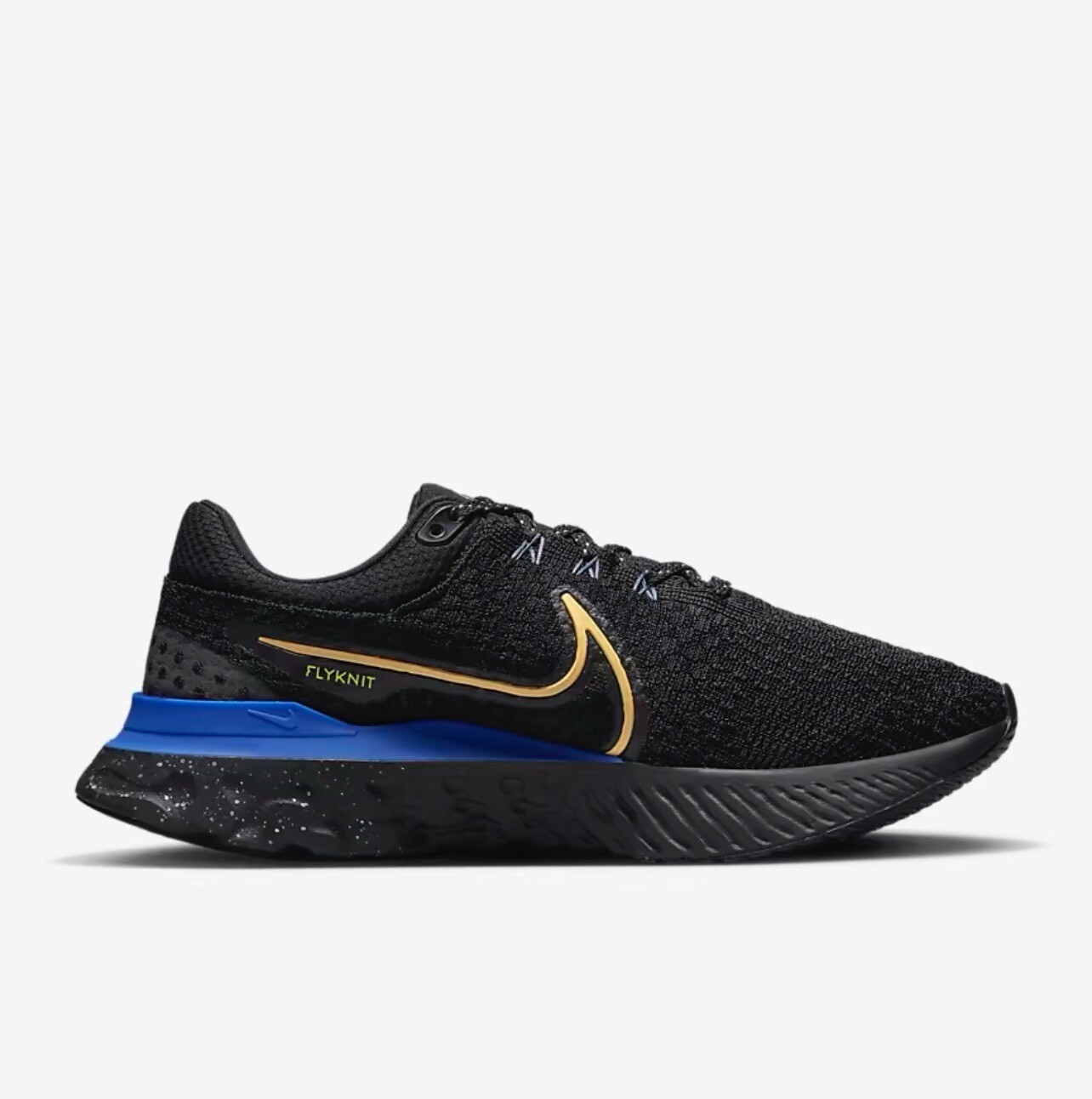 Nike React Infinity Run 3 Black Blue Running Shoes DZ4845-001 Size 11.5 image 6
