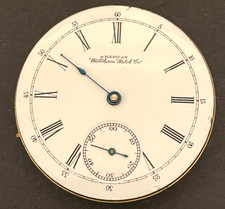 Antique 1892 Waltham Model 1888 20 Pocket Watch Movement Good Balance 16s 7j