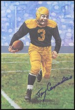 Tony Canadeo Autographed Goal Line Art Card JSA CK72751