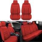 Full Surround Set For Mercedes Benz Car 5-Seat Cover Leather Cushion Covers Red