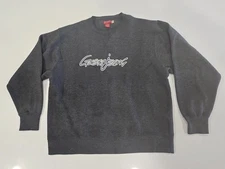 Vintage Guess Jeans Sweatshirt Gray Crewneck Pullover Size Small S