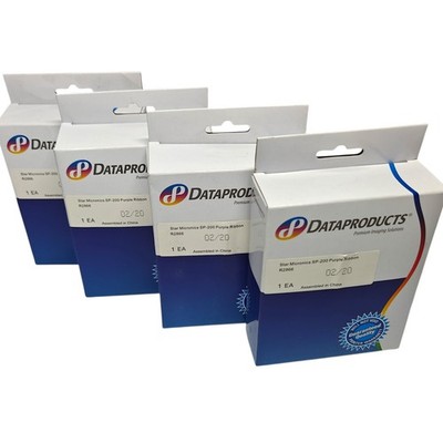 4PK Data Products SP-200 Purple Printer Ribbons Free Shipping!