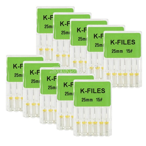 60pcs Dental Endo Root Canal File K-FILES Stainless Steel Hand K Files #15-40 - 第 5/46 張圖片