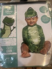 Disney Baby Unisex Rex Dinosaur Toy Story Costume for Baby Sz 12-18 Months NWT