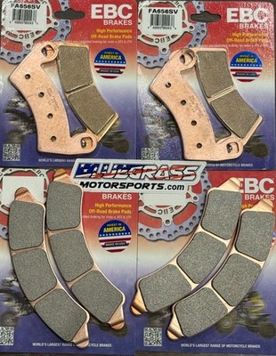 Polaris RZR Pro R TURBO R  EBC SEVERE DUTY Brake Pads 4 Wheel Kit BEST PADS