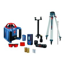 Bosch Self-Leveling Rotary Laser Kit in Black/Blue