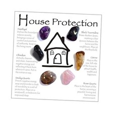 House Protection Crystal Set   Home Protection Crystals for Negative Energy