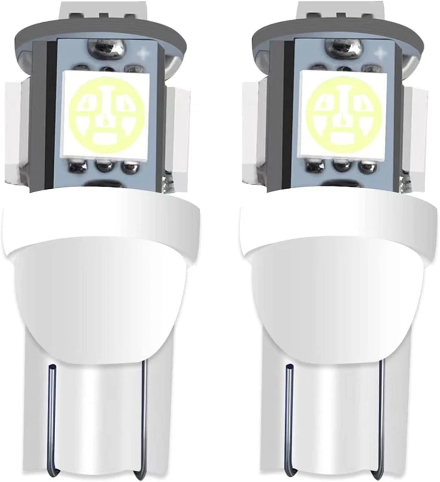 10Pack T10 194 168 LED Light Bulb PC194 PC195 PC160 PC161 PC168 Instrument Panel - Image 2 of 4