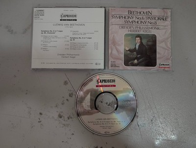 Beethoven - Symphonies 6 'Pastorale' & 8 CD 1987 Capriccio Digital