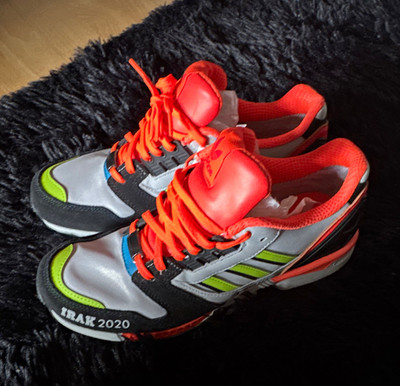 adidas IRAK ZX 8000 GTX Herren Sneaker EU 41 1/3 Grau/Schwarz
