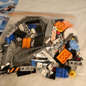LEGO City Coast Guard Set 7738 Coast Guard Helicopter & Life Raft 100% COMPLETE