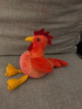 Ty Beanie Baby DOODLE The Rooster 4th Generation 3rd Tush Tag PVC 1996