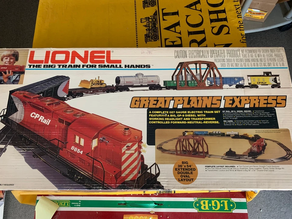 1978 LIONEL SEALED #1866 CP GREAT PLAINS EXPRESS FREIGHT SET MINT FREE SHIPPING - Image 2 of 4