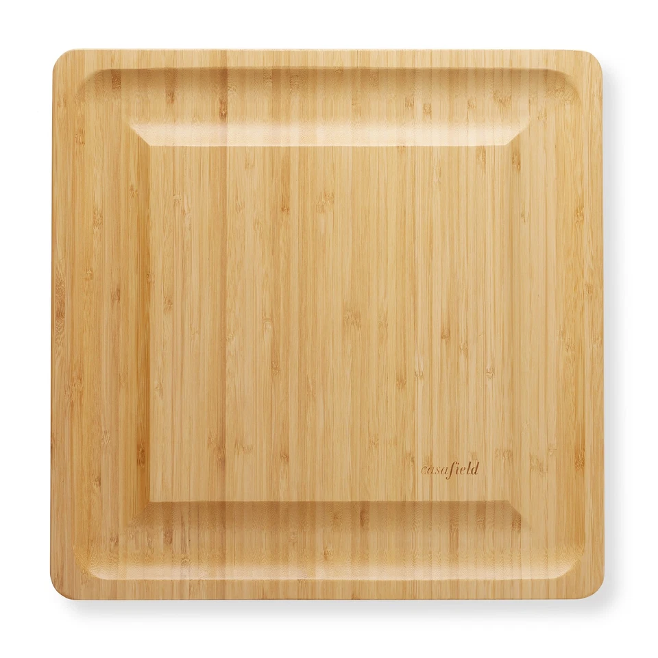 Tábua de queijo bambu e faca conjunto de presente, bandeja de charcutaria tábua de corte de madeira - Imagem 3 de 4