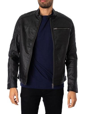 Jack & Jones Men's Rocky Jacket, Black