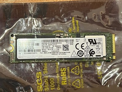 Lenovo Samsung 2TB M.2 PCIe NVMe SSD Solid State Drive Green PM981a 00UP737