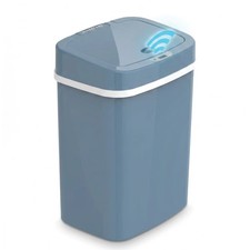 Automatic Bathroom Trash Can 3.2 Gallon Plastic Motion Sensor Garbage Bin with