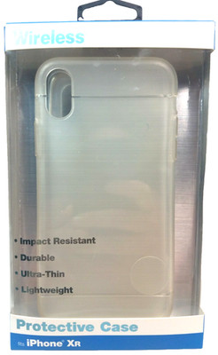 Just Wireless~Protective Case~Fits iPhone XR~Ultra Thin~Clear W/Brushed Finish