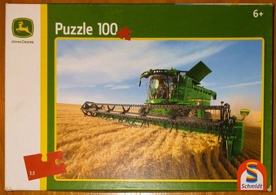 Schmidt Puzzle 100 Teile: John Deere Mähdrescher S690 #56144  2019