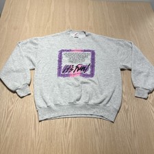 Vintage Girl Scout Volunteer Gray Crewneck Sweatshirt Size Large 1995 Jerzees