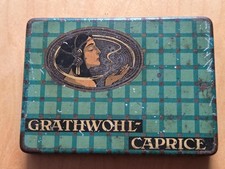 GRATHWOHL CAPRICE (Deutschland) - LEERE alte Metall-Zigarettendose