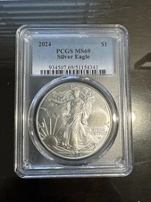 2024 American Silver Eagle MS-69 PCGS