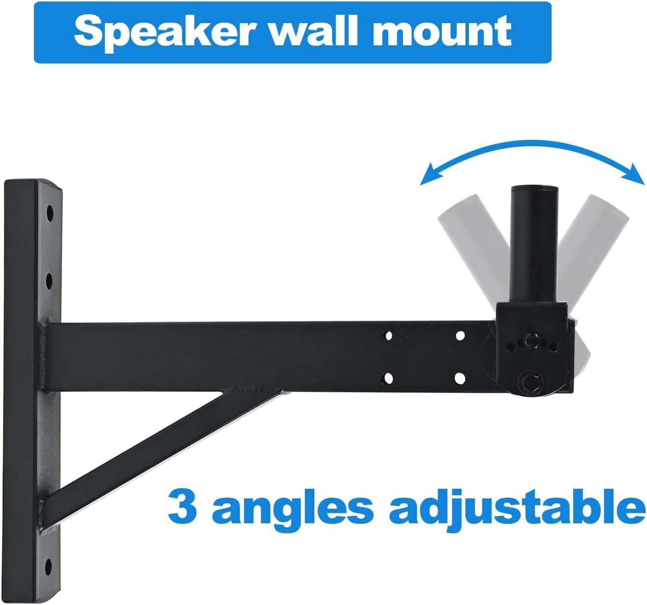 Speaker Wall Mount,Wall Mount Bracket Design for Professional black 