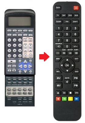 Ersatz Fernbedienung für Rotel RSP-1066 | RSP-1068 | RSP-1098 | RSP-976 |