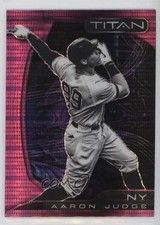 2022 Panini Chronicles Titan Pink Pulsar Prizm Aaron Judge #22 08nc