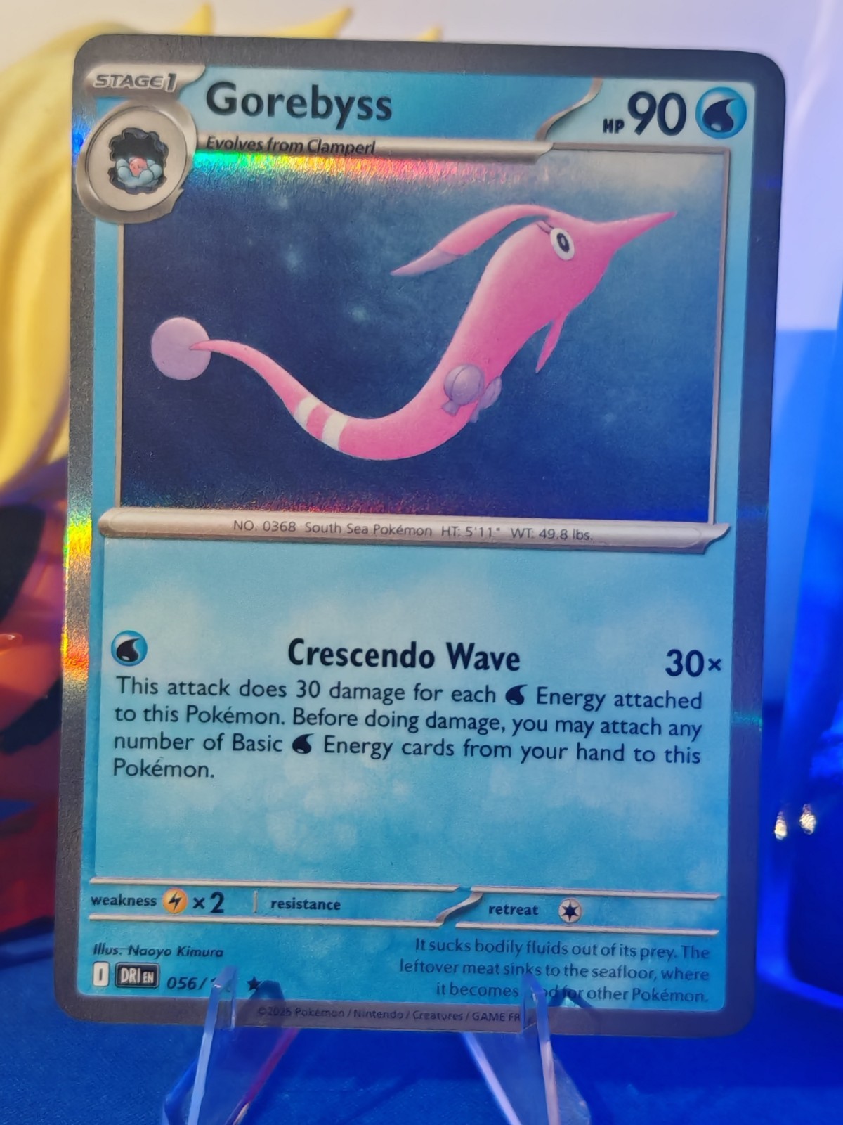 Gorebyss 56/182 Holo Rare - Pokemon TCG Destined Rivals NM