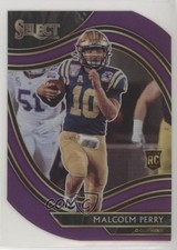 2020 Panini Select Field Level Purple Prizm Die-Cut Malcolm Perry #399 10jt