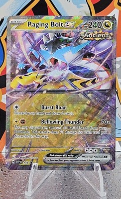 Pokemon Raging Bolt ex (145/236) Scarlet & Violet Black Star