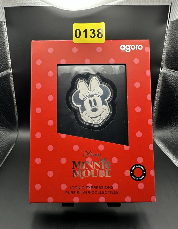 2026 Niue Agoro Disney Iconic Expressions Minnie Mouse 1/2 oz Silver Proof Coin