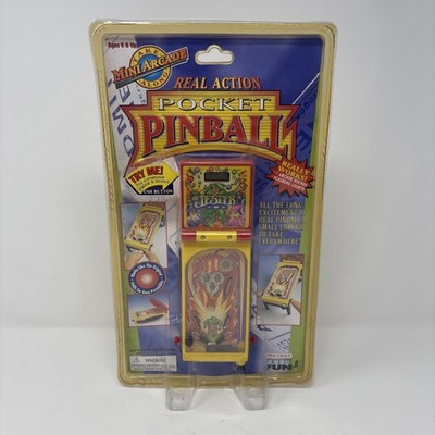 VTG Basic Fun Pocket Pinball Game 1997 Jester NIB Handheld Electronic Game HTF
