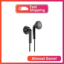 Moondrop Nice Buds Flat-Headed Earbuds with 3.5mm Stereo Plug Black Transparent