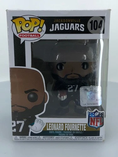 Funko POP! Sports NFL Leonard Fournette #104 Vinyl Figure DAMAGED BOX SEE PICS