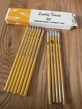7 Eberhard Faber PRINCESS 1396 School Pencil #2 & 5 Faber Castell American #2