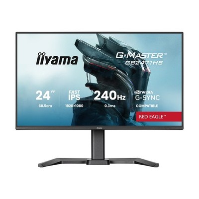 Iiyama GB2471HS-B1 Gaming Monitor 24? Full-HD IPS, 240 Hz, 0.3 ms MPRT, G-Sync k