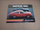 1976 Datsun Brochure. Canadian