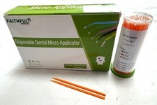 100 pieces Dental Microbrush Micro Applikator B&uuml;rste Biegbar Microapplicator