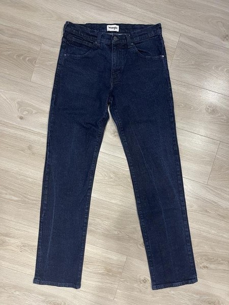 Men Wrangler Jeans Navy Denim 31